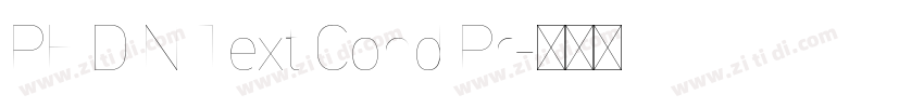 PF DIN Text Cond Pr字体转换